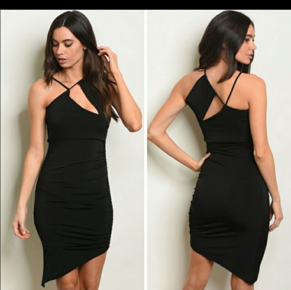 codigo Dresses & Skirts - Asymmetrical bodycon sleeveless dress